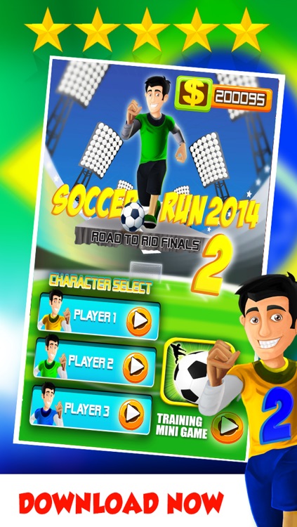 A Brazil World Soccer Football Run 2 2014: Road to Rio Finals - Win the Cup! screenshot-4