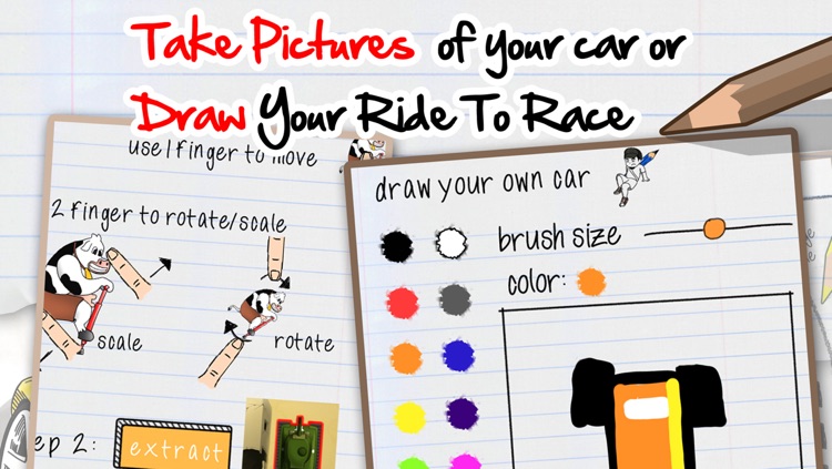 A Doodle Racing Top Best Draw, Paint, Scribble, Sketch, Take A Photo And Race Your Car Free: Very Addictive! PRO HD