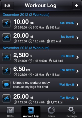 Active Goals for Running Cycling Swimming screenshot 2