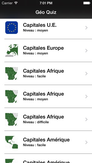 Géo Quiz Capitales & Pays - Nombreux Quizz QCM de Géographie(圖1)-速報App