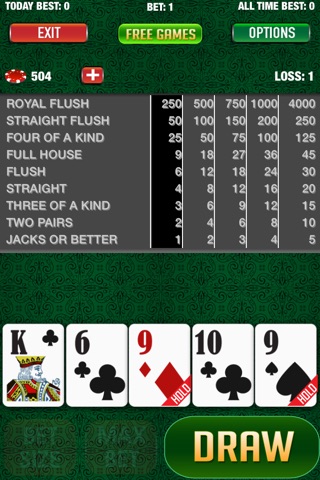 Video Poker of VIP Poker Stars screenshot 3