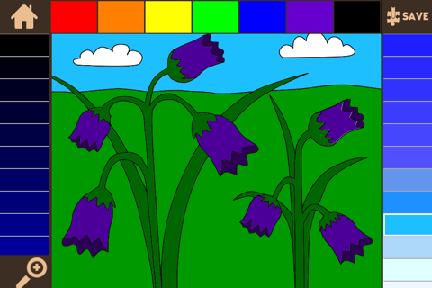 Color It Puzzle It: Flowers Lite screenshot 3