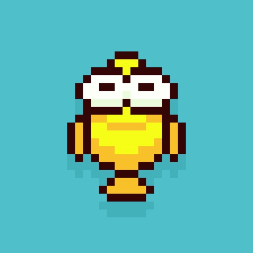 Flappy Fish 8 bit Icon