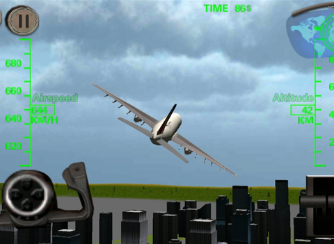 3D Airplane flight simulatorのおすすめ画像2