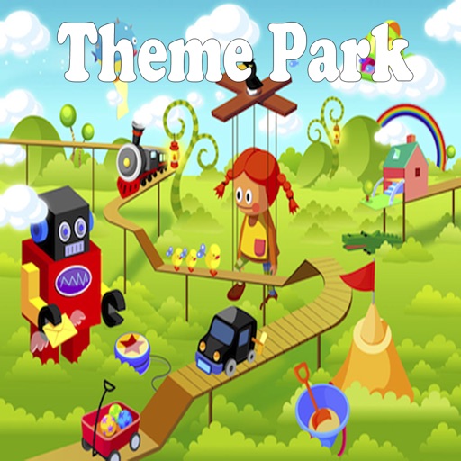 Theme Park.Learning Games for Children Icon