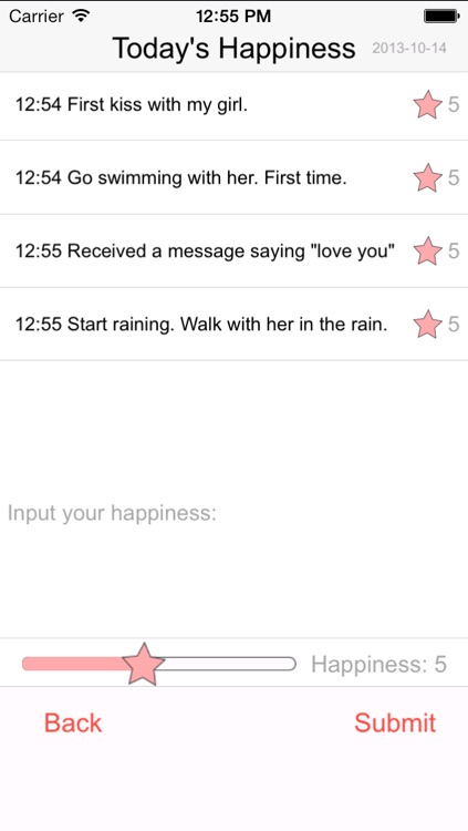 Diary of Happiness - Notebook of Romantic - Happy Hour - Wonderful Memories - Notepad of Luck - Love Recorder