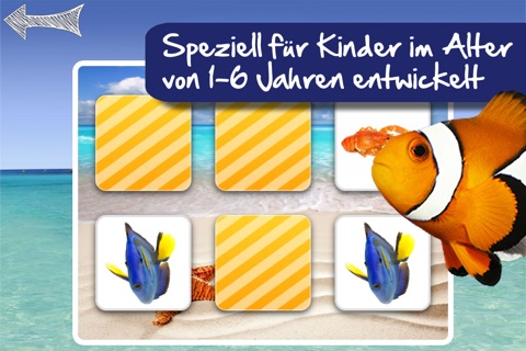 Free Memo Game SeaLife Photo for kids screenshot 2