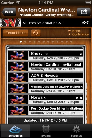 Official Newton Cardinal Athletics screenshot 2