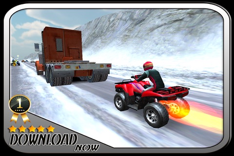 ATV Quadbike Frozen Highway screenshot 4