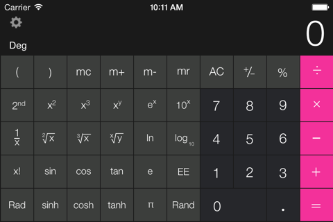 Calculator Free - for iPad screenshot 3