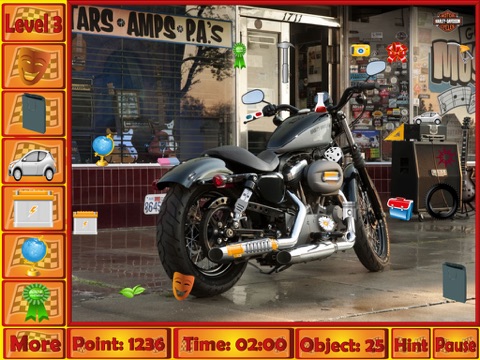 Hidden Object Game - Motorcycles screenshot 2