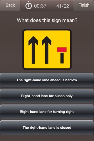 United Kingdom Traffic Signs Theory and Test screenshot 3