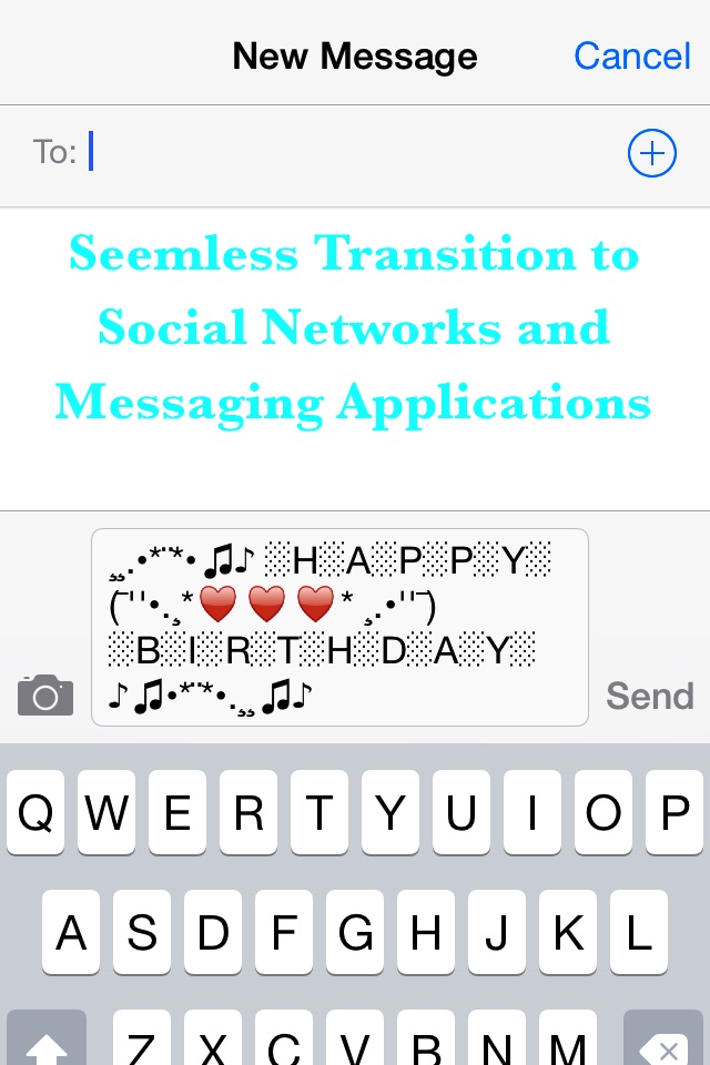 Cool Text Art Free - Add fun emoticons to messages or social network updates with the greatest of ease! screenshot 3