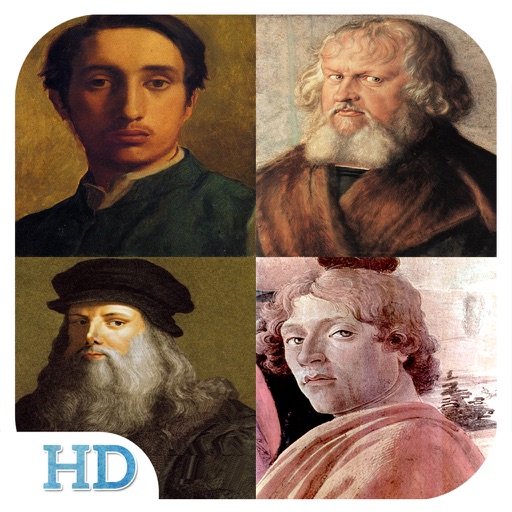 Painting Gallery HD for iPad - Leonardo da Vinci , Edgar Degas , Hieronymus Bosch , Sandro Botticelli icon