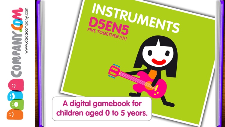 D5EN5: The Instruments - An Interactive Game Book for babies and toddlers
