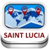 Saint Lucia Guide & Map - Duncan Cartography