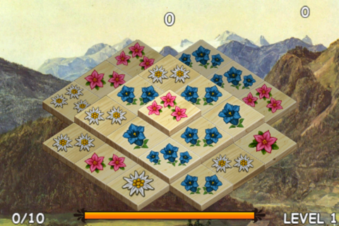 Mahjong: Alpine story HD Free screenshot 3