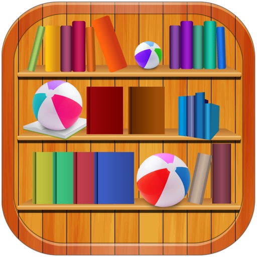 Sloppy Bookshelf Fall - Fun Beach Ball Maze Escape FULL by Animal Clown icon
