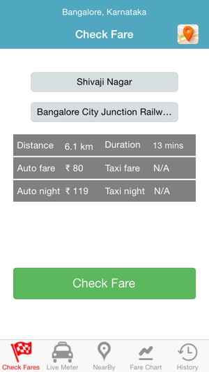 IndiaRickFare - Bangalore