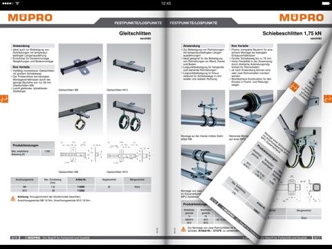 MÜPRO Catalogue screenshot 3