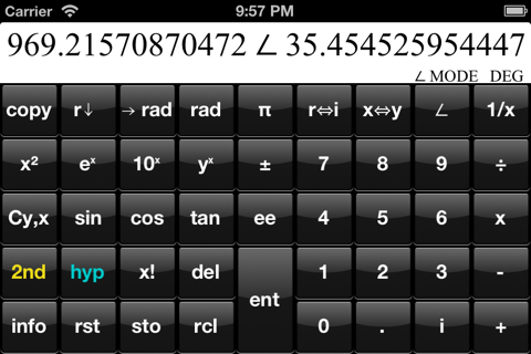 Complex RPN Calculator PRO screenshot 4