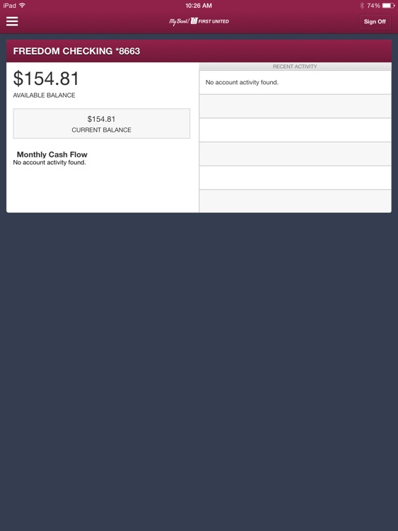 My Bank First United for iPad