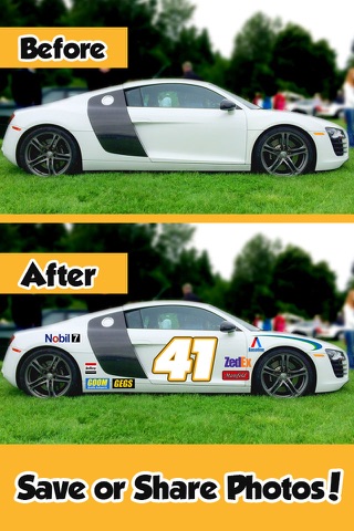 Stock Car Photobooth - Auto Racing Stickers and Graphics for Your Racecar screenshot 4