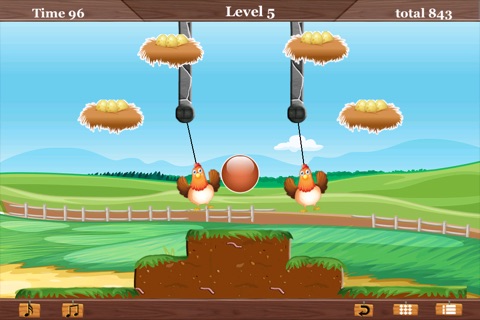 Swing The Rope - Chicken Escape Rush FREE screenshot 4