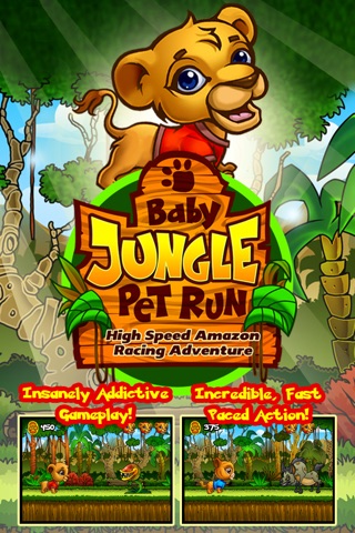 Baby Jungle Pet Run screenshot 2