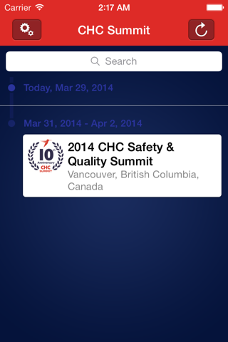 CHC Safety and Quality Summit screenshot 2