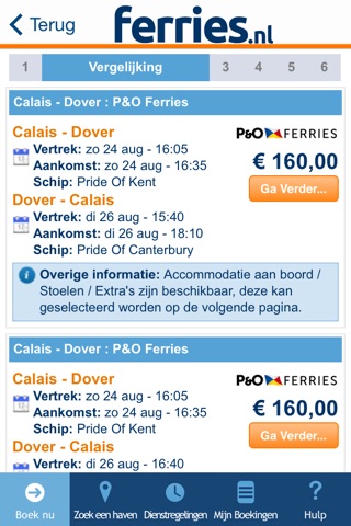 Ferries - Book a ferry screenshot 2