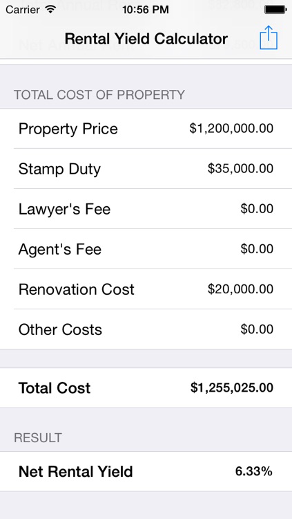 Rental Yield Calculator+