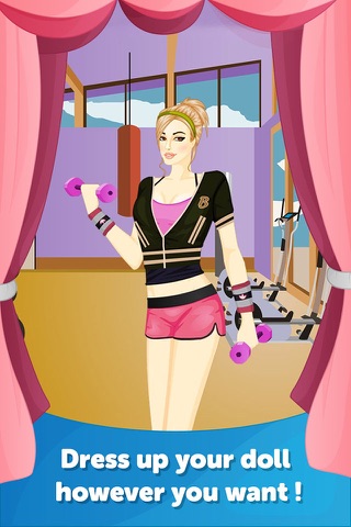 Work Out Dress Up-Fun Doll Makeover Game screenshot 2