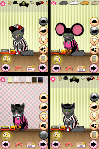 Cute Kitty Cat Dress Up screenshot 3