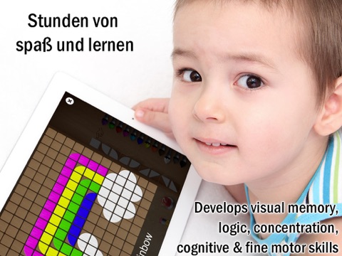 Shapes mosaic puzzle basic 4 kids HD - first educational craft game for preschool children screenshot 2