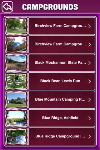 Pennsylvania Campgrounds Offline Guide screenshot 3