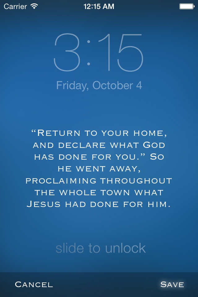 WallBible - Customize your wallpaper with the Verse of the Day screenshot 3