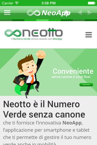 NeoApp di Neotto Numero Verde screenshot 2