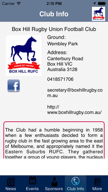 Box Hill Rugby Union Football Club screenshot-4