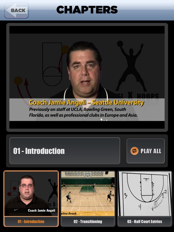 Princeton Continuity Offense: Using Backdoor Plays - With Coach Jamie Angeli - Full Court Basketball Training Instruction - XL