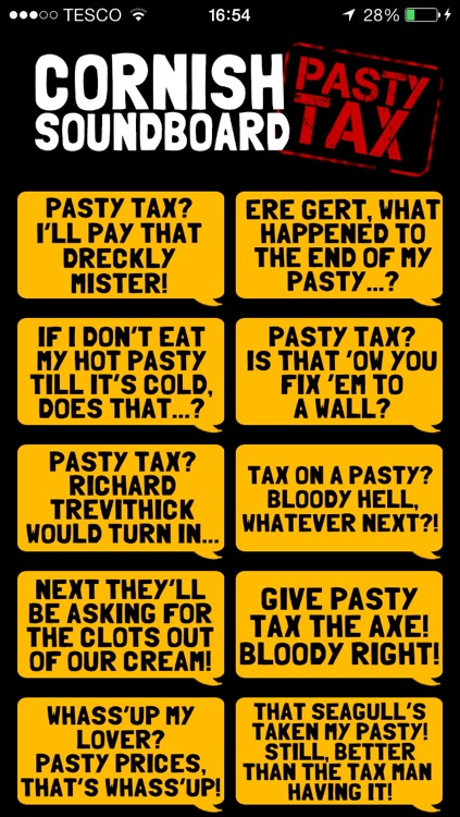 Pasty Tax