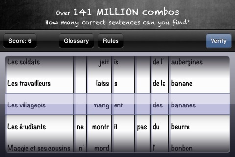 French Sentence Chef screenshot 2