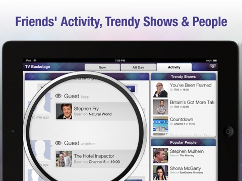 TV Backstage - Social TV for Celebrity News and Gossip FREE screenshot 4