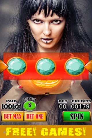 Witchy Witch Halloween Jewels Slots - Free Vegas Style Slot Machine Game screenshot 3