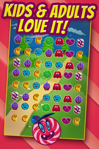 Candy Dash Rush Puzzle Games - Fun Match3 Crush Game For Cool Kids Over 2 FREE Version screenshot 3