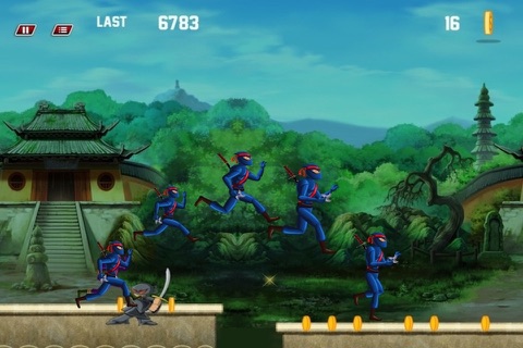 A Jungle Ninja Endless Run-Free screenshot 4