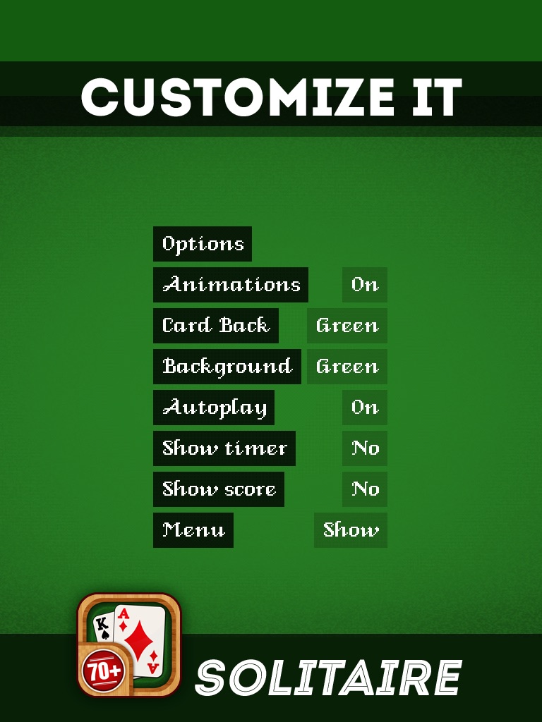 70+ Solitaire Free for iPad HD Card Games screenshot 4