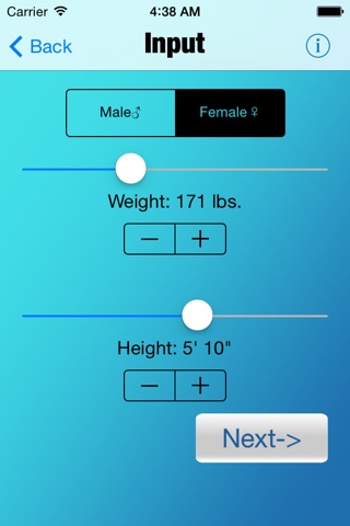 The BMR Calculator screenshot 2
