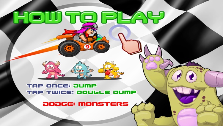 Wind Racer Monster GoKart Race