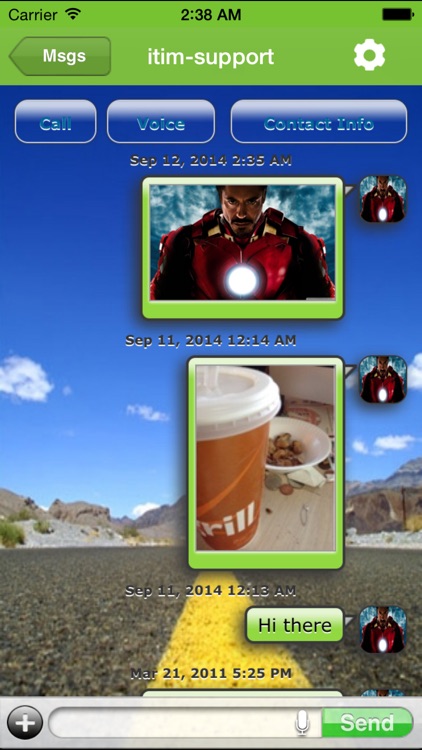 iTim Text MMS Messenger screenshot-3